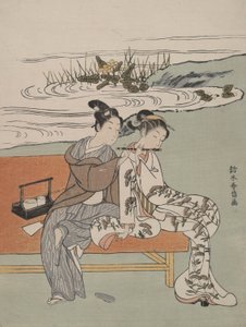 parodia cesarza X U An Zong i yang GUI non autorstwa Suzuki Harunobu