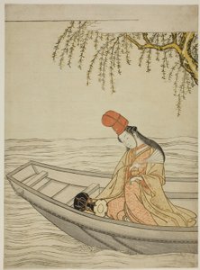 Hakubyo Dancer Członek Asazuma Boa t autorstwa Suzuki Harunobu