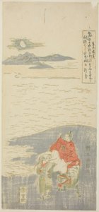 Sugawara Michizane Przypadkowe spożycie autorstwa Suzuki Harunobu