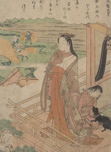 Współczucie, ok. 1768 r., ok. 1768 r. 1768. autorstwa Suzuki Harunobu