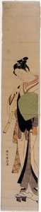Tekou r Tesan Hinatsuru. P Nadruki Harunobu Suzuki (17224 / 25-1770). autorstwa Suzuki Harunobu