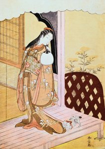 Księżniczka Nyosan, 1765 autorstwa Suzuki Harunobu