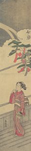 Siódmy miesiąc Fumizuki, ca. 1765. autorstwa Suzuki Harunobu