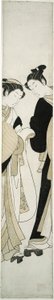 Dwa Komuso autorstwa Suzuki Harunobu