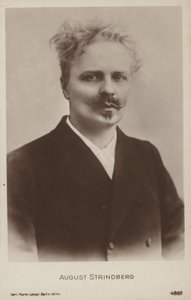 August Strindberg (1849-1912), szwedzki dramaturg, powieściopisarz, poeta i artysta.