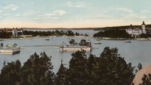Sztokholm: Saltsjobaden (kolorowe zdjęcie)