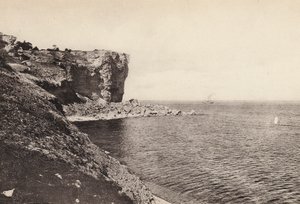 Szwecja / Szwecja: Gotlandia, Visby, Hogklint (zdjęcie czarno-białe)