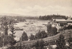 Szwecja / Szwecja: Jamtland, Eggforsen (zdjęcie czarno-białe) autorstwa Swedish Photographer