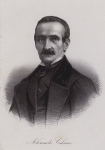 Alexandre Calame , szwajcarski malarz krajobrazu (grafika) autorstwa Swiss School