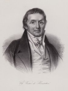 Charles Victor de Bonstetten , szwajcarski polityk i pisarz (grafika) autorstwa Swiss School