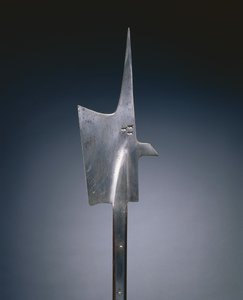 Halabarda, ok. 1480-1500 (stal i drewno) autorstwa Swiss School