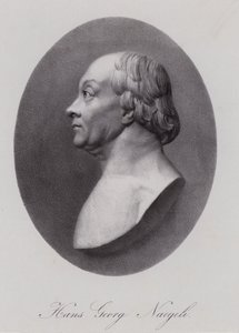 Hans Georg Nageli, szwajcarski kompozytor i wydawca (grafika) autorstwa Swiss School