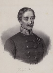 Heinrich Hentzi von Arthurm , węgierski generał w armii Cesarstwa Austriackiego (grafika)