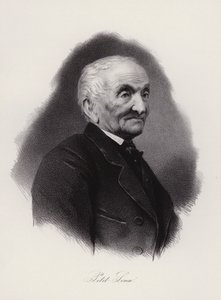 Jean Antoine Petit-Senn, szwajcarski poeta (grafika) autorstwa Swiss School