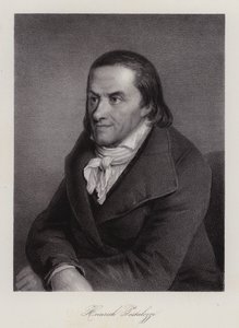 Johann Heinrich Pestalozzi , szwajcarski reformator edukacji (grafika) autorstwa Swiss School