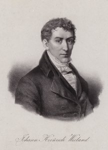 Johann Heinrich Wieland, szwajcarski prawnik i polityk w Republice Helweckiej (grafika) autorstwa Swiss School