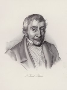Johann Jakob Buser , szwajcarski polityk (Grawerowanie) autorstwa Swiss School