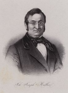 Johann Joseph Muller , szwajcarski polityk (Grawerowanie) autorstwa Swiss School