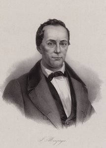 Josef Munzinger , szwajcarski polityk (Grawerowanie) autorstwa Swiss School