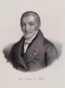 Karl Ludwig von Haller, szwajcarski prawnik (grafika) autorstwa Swiss School