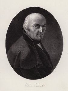 Salomon Landolt, szwajcarski polityk (grafika) autorstwa Swiss School