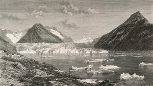 Lodowiec Aletsch i jezioro Marjelen autorstwa Swiss School