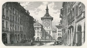 Wieża zegarowa, Bern autorstwa Swiss School