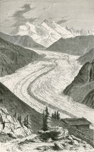 Lodowiec Gorner i Monte Rosa autorstwa Swiss School