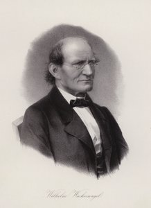 Wilhelm Wackernagel, filolog niemiecko-szwajcarski (grafika) autorstwa Swiss School