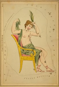 Cassiopeia, ilustracja z „Zwierciadła Urania”