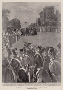 Pielęgniarki w zamku Windsor, przeszłość marcowa