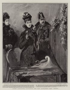 Królowa Aleksandra wypuszcza nowy pancernik H M S Queen