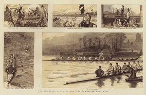 Reminiscencje z wyścigów łodzi z Oxfordu i Cambridge autorstwa Sydney Prior Hall