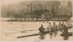 Wspomnienia z regat w Oxfordzie i Cambridge: na początku peelingu autorstwa Sydney Prior Hall