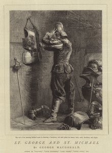 Św. Jerzy i Św. Michał autorstwa Sydney Prior Hall