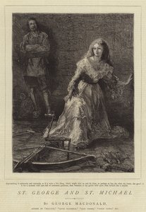 Św. Jerzy i Św. Michał autorstwa Sydney Prior Hall