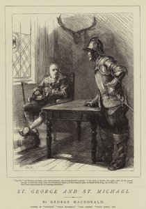 Św. Jerzy i Św. Michał autorstwa Sydney Prior Hall