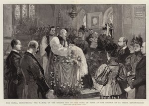 Królewskie chrzciny, nazwanie drugiego syna księcia Yorku w kościele St Mary w Sandringham