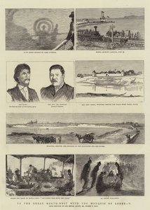 Na wielki północny zachód z markizem Lorne, V autorstwa Sydney Prior Hall