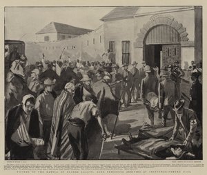 Ofiary bitwy o Alands, Boer Parisoneras przybywający do Pietermaritzburg Gaol