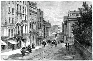 Grafton Street, Dublin, 1900. autorstwa T. Hart