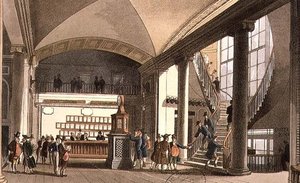 Hala Rynku Aukcyjnego autorstwa T. and Pugin A.C. Rowlandson