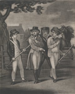 Wzięcie majora André przez Niezłomnego Pauldinga, Williams i Vanvert, lipiec..., 4 lipca 1812 r. autorstwa T. W. Freeman