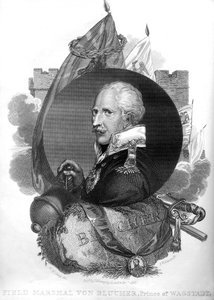 Feldmarszałek von Blucher, książę Wagstadt, 1816.