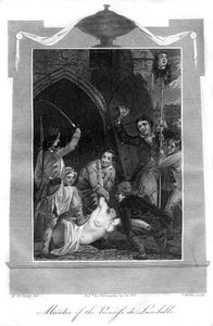 Morderstwo księżnej de Lamballe, 1816.