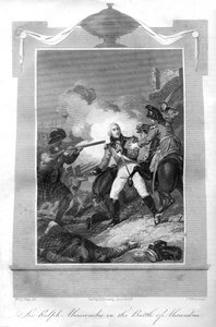 Sir Ralph Abercrombie 1734-1801 w bitwie pod Aleksandrią, 1816.