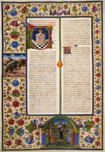 Incipit z I Księgi Machabejskiej, z tomu I Biblii Borso d
