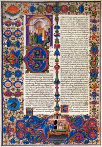 Księga Wyjścia, z I tomu Biblii Borso d