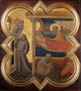 Życie św. Franciszka: Sen Innocentego III - Fresk