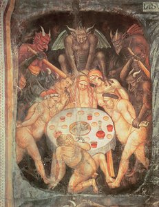Piekło, szczegół chciwych, ok. 1394